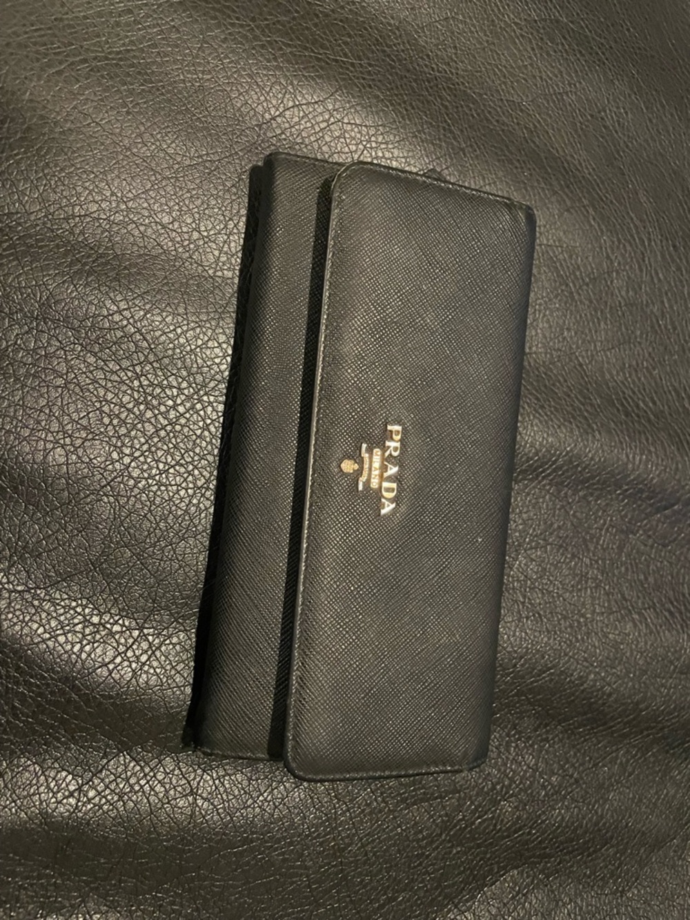 Large Prada Black Saffiano Leather wallet - Picture 8 of 16